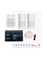 Paradox MG5050+ PMD2P Kit with Small Cabinet, K10V Keypad & Plug Pack
