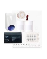 Paradox SP4000 Recession Buster Kit with Small Cabinet, K10H Keypad & WP06 External Siren