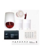 Paradox SP4000 Recession Buster Kit with Small Cabinet, K10H Keypad & PC7 External Siren