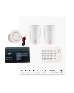 Paradox MG5050+ RF DG Kit with Small Cabinet, K10H Keypad, DG55 PIRs & Plug Pack