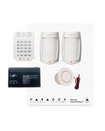 Paradox MG5050+ PMD75 Kit with Small Cabinet, K10V Keypad & Plug Pack