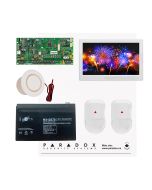 Paradox SP5500+ NV Kit with Small Cabinet, 2x NV5 PIRs & White TM70