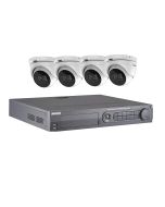 Hikvision 16 Channel Starter Kit - Includes 16CH TVI recorder with 4 x 8MP TVI Turret Cameras