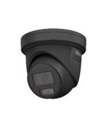 HiLook 6MP Fixed Turret 2.8mm cw Strobe Light Speaker Black