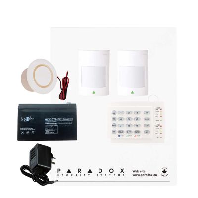Paradox SP5500+ Smart Kit with K10H Keypad & Plug Pack