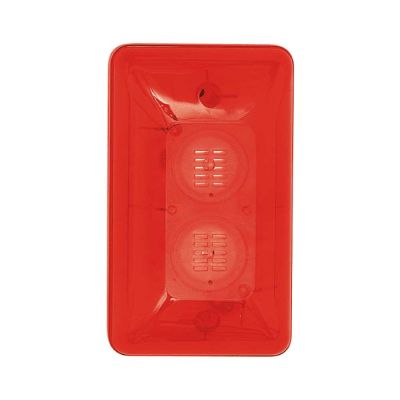 LD92 Surface Mount Piezo with Flashing Lights - 120dB - Red