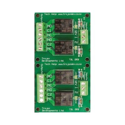 TDL 4RB 4 way single pole 8 amp relay board