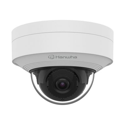 Hanwha Wisenet Q 5MP AI Fixed Ext Dome WDR IK10 IP66 2.4mm