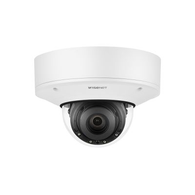 Hanwha Wisenet P 4K AI Dome Camera, H.265, 30fps, WDR, IR, IP52, 4.5-10mm
