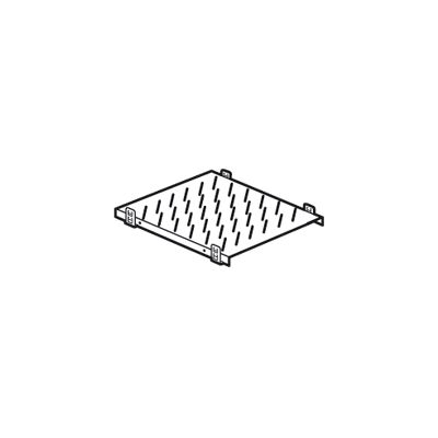 Legrand 4 x 19" Fixed Shelf - 2RU - P1000 - Black