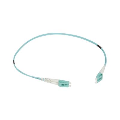Legrand Fibre Optic Patch Cord - OM4 - SC/SC Duplex - 50/125MU - Multimode - Aqua - 0.5m