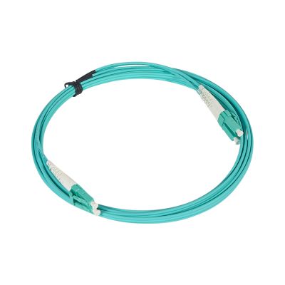 Legrand Fibre Optic Patch Cord - OM4 - SC/SC Duplex - 50/125MU - Multimode - Aqua - 3m