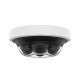 Wisenet P 4MP AI x4 MultiHead Mini IR Camera 3.9mmIP66 POE+