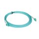 Legrand Fibre Optic Patch Cord - OM4 - SC/SC Duplex - 50/125MU - Multimode - Aqua - 5m