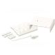 Siemon Surface Mount Box Keystone 4 Openings White
