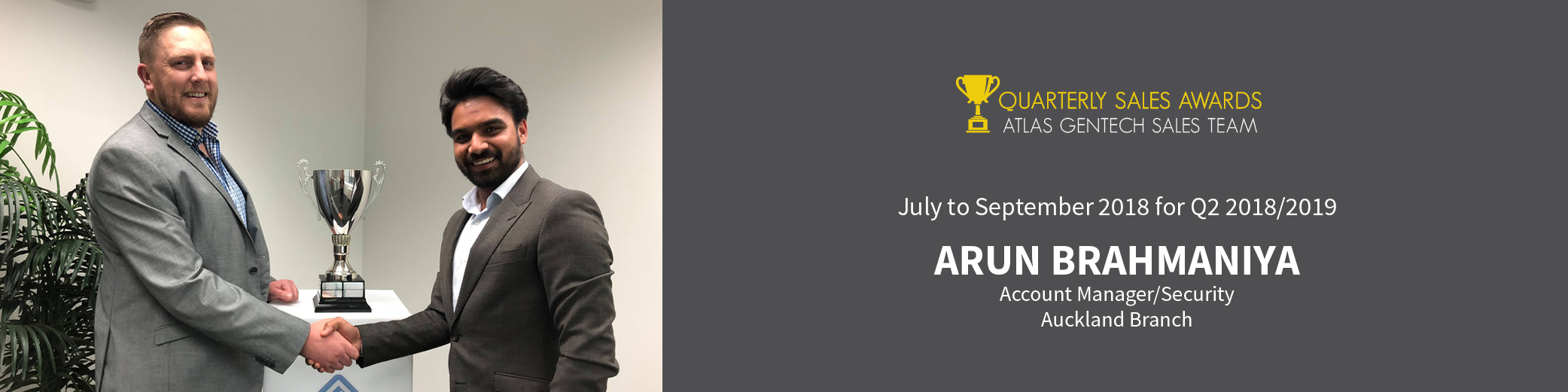 Q1 Sales Award 2018/2019